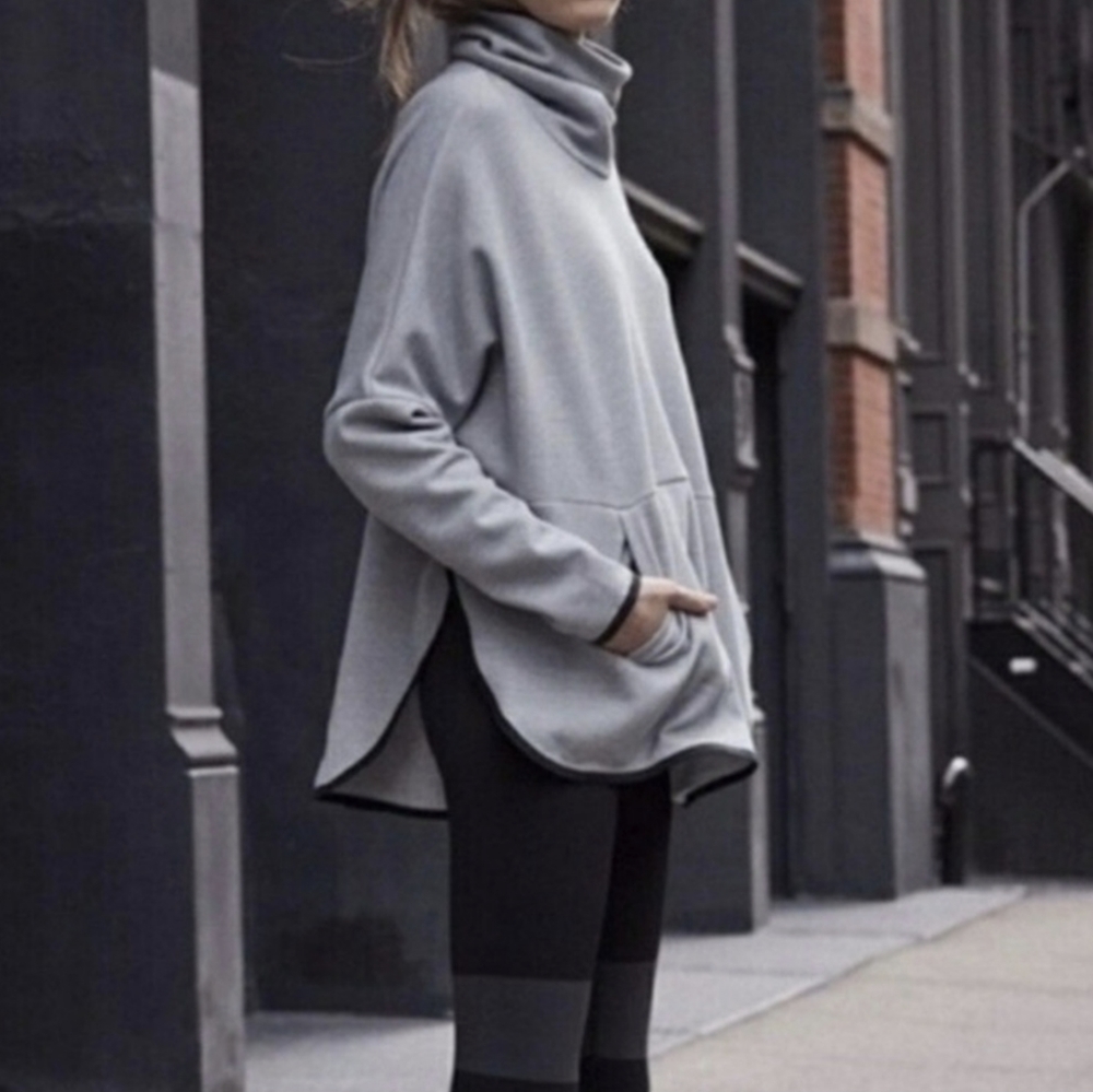 The North Face Oversized Cowl Neck Top - Size S-M - Drop Shoulder Fits L XL too